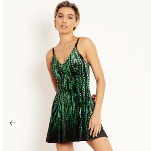 BLACKMILK Matrix Code Velvet Mini Strappy Dress ~ NWT ~ New with Tags!